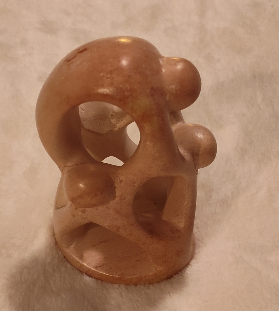 Vintage Parent With 3 Children Figure
